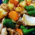 わんこニャン's cooksnap of when they made じゃが芋と豚肉の甘辛炒め.