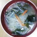 Tokubai42's cooksnap of when they made 豆腐ともやしのスープ☆.