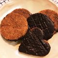 kayuka's cooksnap of when they made 袋でモミモミ♪全粒粉の♡チョコビスケット.