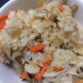 朋の介's cooksnap of when they made 1.2.3で★まいたけの炊き込みごはん.