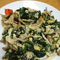 nanotamako's cooksnap of when they made 簡単に豚肉とほうれん草の卵炒め.