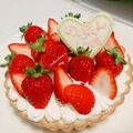 めぐのおうちごはん's cooksnap of when they made 苺のタルト✾たっぷり苺乗せ♪.