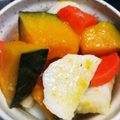 キャラメグ♪'s cooksnap of when they made かぼちゃと山芋のおいしいマリネ.