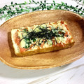 ３匹の大ぶたママ's cooksnap of when they made 簡単おつまみ 厚揚げたらこマヨチーズ.