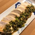 うめぼしこんぶ's cooksnap of when they made レンジで蒸し鶏♡ネギソース.