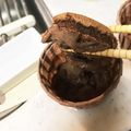 クックCAOHQW☆'s cooksnap of when they made 高難度　常温でもとろりフォンダンショコラ.