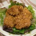 shioたん's cooksnap of when they made マロンちゃんのクリスピーチキン.