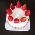 Covady's cooksnap of when they made 大成功(*^^*)！基本のショートケーキ.