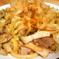 musk's cooksnap of when they made 私の・・・和風な焼きうどん.