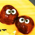 S☆Rまま's cooksnap of when they made キャラ弁☆ミートボールでまっくろくろすけ.