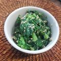 ふか谷's cooksnap of when they made 春菊のナムル.