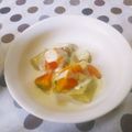 ﾁｲﾁｬﾝﾏﾏ's cooksnap of when they made 南瓜とさつまいものクリームソース.