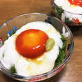 YUKIKI☆'s cooksnap of when they made めかぶととろろに卵醤油漬け.