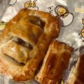 nzp's cooksnap of when they made バナナチョコパイ（冷凍パイ生地使用）.