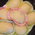 からし納豆's cooksnap of when they made 材料3つ 簡単 ふわふわたまご蒸しパン.