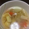 たみゅこ's cooksnap of when they made 時短で簡単！コンソメスープ.