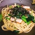クックTLB4XI☆'s cooksnap of when they made 小松菜とベーコンの和パスタ☆柚子胡椒風味.