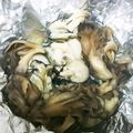 ユーロン's cooksnap of when they made 牡蠣と茸のフライパンホイル蒸し.