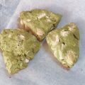 chaaahan's cooksnap of when they made 緑茶とホワイトチョコのスコーン.