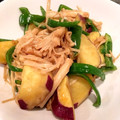 annchobi's cooksnap of when they made さつまいもとえのきのオイマヨ炒め.