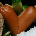 ちびゴン太's cooksnap of when they made お弁当に♪簡単ハート・ウインナー.