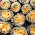 ひーーーーちゃん☆'s cooksnap of when they made 安くてかわいい？ハートの玉子海苔巻き.