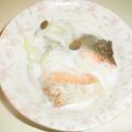 白いぐれーぷ's cooksnap of when they made 鮭とキノコのとろとろ豆乳シチュー.