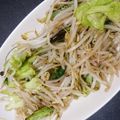 ✴秋茜✴'s cooksnap of when they made 節約！！もやし ペペロンチーノ風野菜炒め.