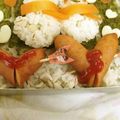 由芽15's cooksnap of when they made 簡単ミニキャラおかず『矢とハート』.