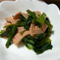くしんぼう丸's cooksnap of when they made 小松菜のニンニクポン酢炒め.