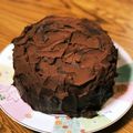 くろねこはなのマンマ's cooksnap of when they made ガナッシュクリームが絶品チョコケーキ.