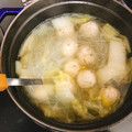clover1122's cooksnap of when they made 白菜とろとろ♡鶏ひき肉と春雨のスープ.