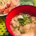 りんご0507's cooksnap of when they made プリもち！大分名物団子汁の手延べ団子！.
