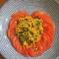 もぐとっぽ's cooksnap of when they made ♡簡単！トマトときゅうりのハートサラダ♡.