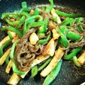 HARUぴ's cooksnap of when they made お弁当にも♪糸こん＆ピーマンのカレー炒め.