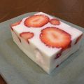 solis's cooksnap of when they made 生クリーム入り♪　いちごと牛乳の寒天.