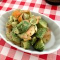 Sykラボ's cooksnap of when they made レンジ 簡単 海老アボカドのバジルサラダ.