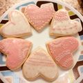 さるの寝言's cooksnap of when they made 2015年バレンタインアイシングクッキー.