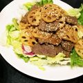 ひろか★'s cooksnap of when they made 牛肉とレンコンの焼き肉サラダ.