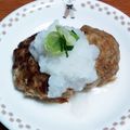 まるかば's cooksnap of when they made ふっくらジューシー♪和風おろしハンバーグ.