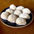 どぅう's cooksnap of when they made ⁂やわらかミニチーズ大福⁂.