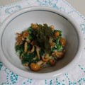 イチゴ、イチゴ。's cooksnap of when they made なめこと春菊のみぞれ和え.