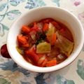 クックQOQS2T☆'s cooksnap of when they made トマト缶でミネストローネ.