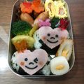 まみﾁｬﾝ08's cooksnap of when they made バレンタインに♪ハートちゃん＊キャラ弁.