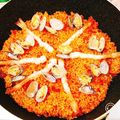 ☆てぃす丸☆'s cooksnap of when they made 時短！トマト風味フライパンずぼらパエリア.
