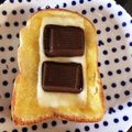♥みぃさん♥'s cooksnap of when they made チョコとマーマレードのチーズトースト.