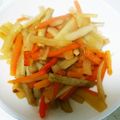 ☆マカロンmama☆'s cooksnap of when they made 大根入りきんぴらごぼう.