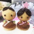 acochaaaan's cooksnap of when they made ひなまつり♪鈴カステラのお雛様♪.