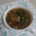 イチゴ、イチゴ。's cooksnap of when they made 簡単！鶏肉となめこ えのきの中華スープ♪.