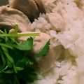 あーぽこちゃん's cooksnap of when they made 炊飯器で簡単♪絶品カオマンガイ-海南鶏飯.